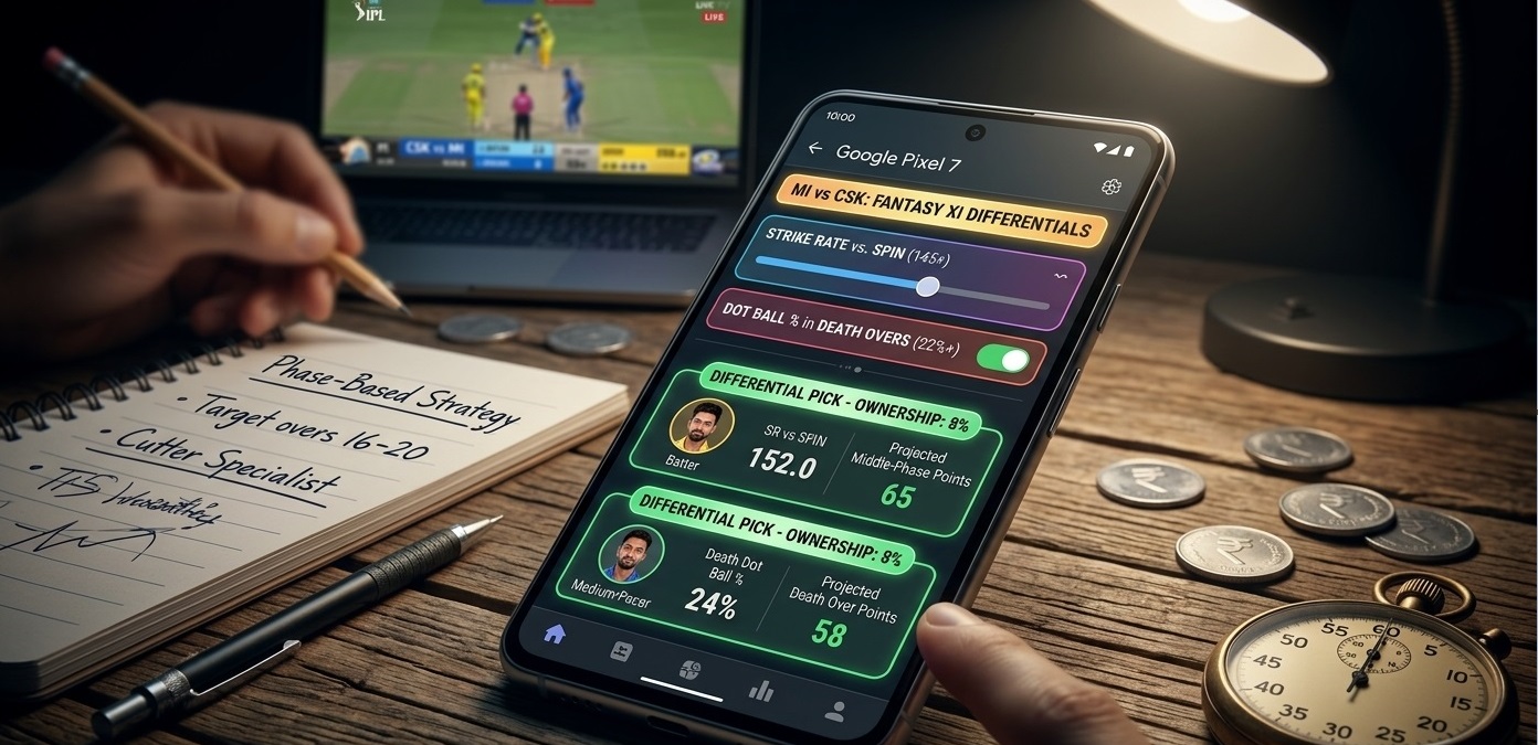 Fantasy XI Tips: Differential Picks for MI vs CSK Based on Today's Pitch